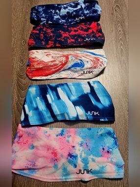 Lot of 5 JUNK wide headbands